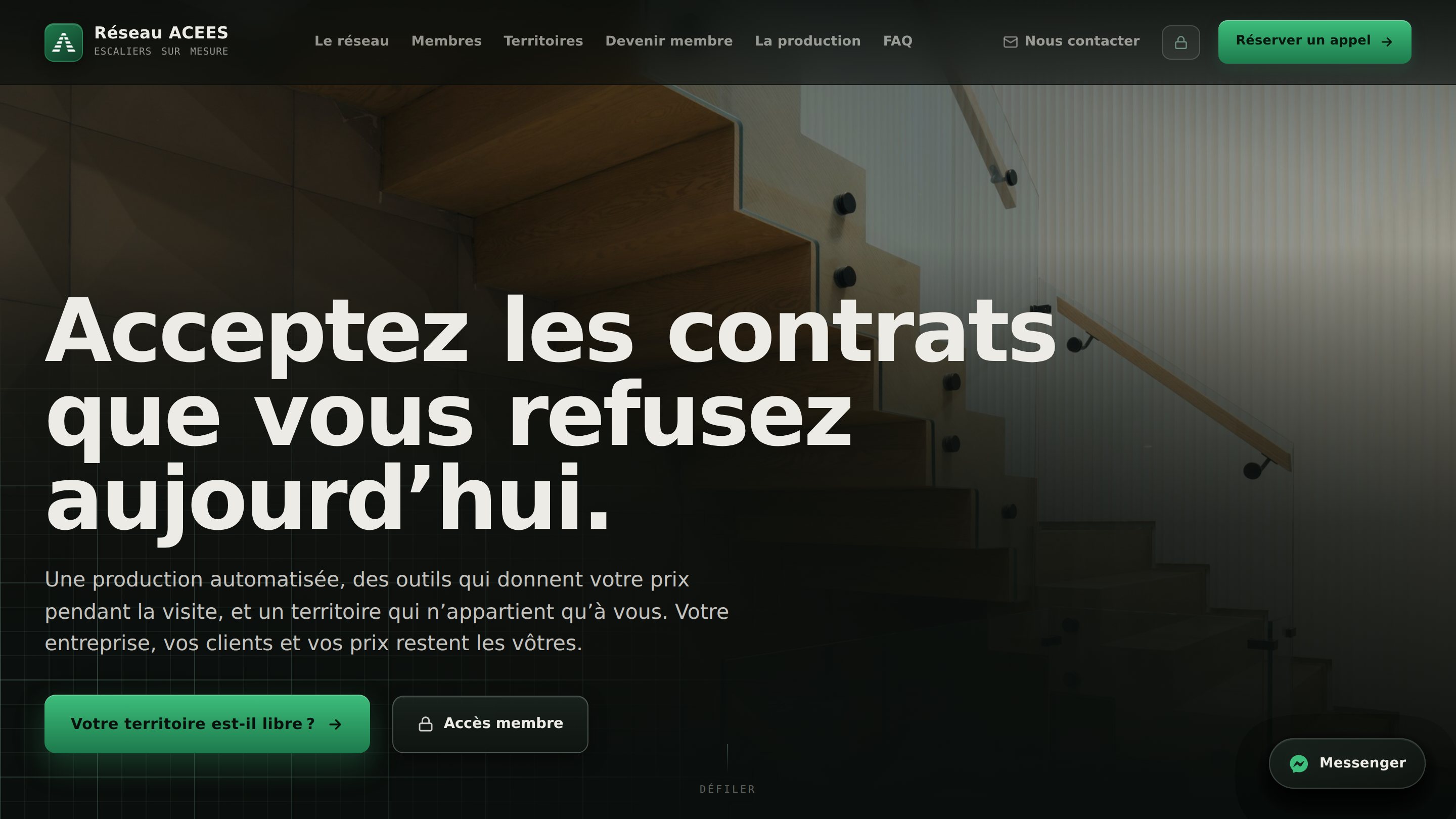 Site web du Réseau ACEES