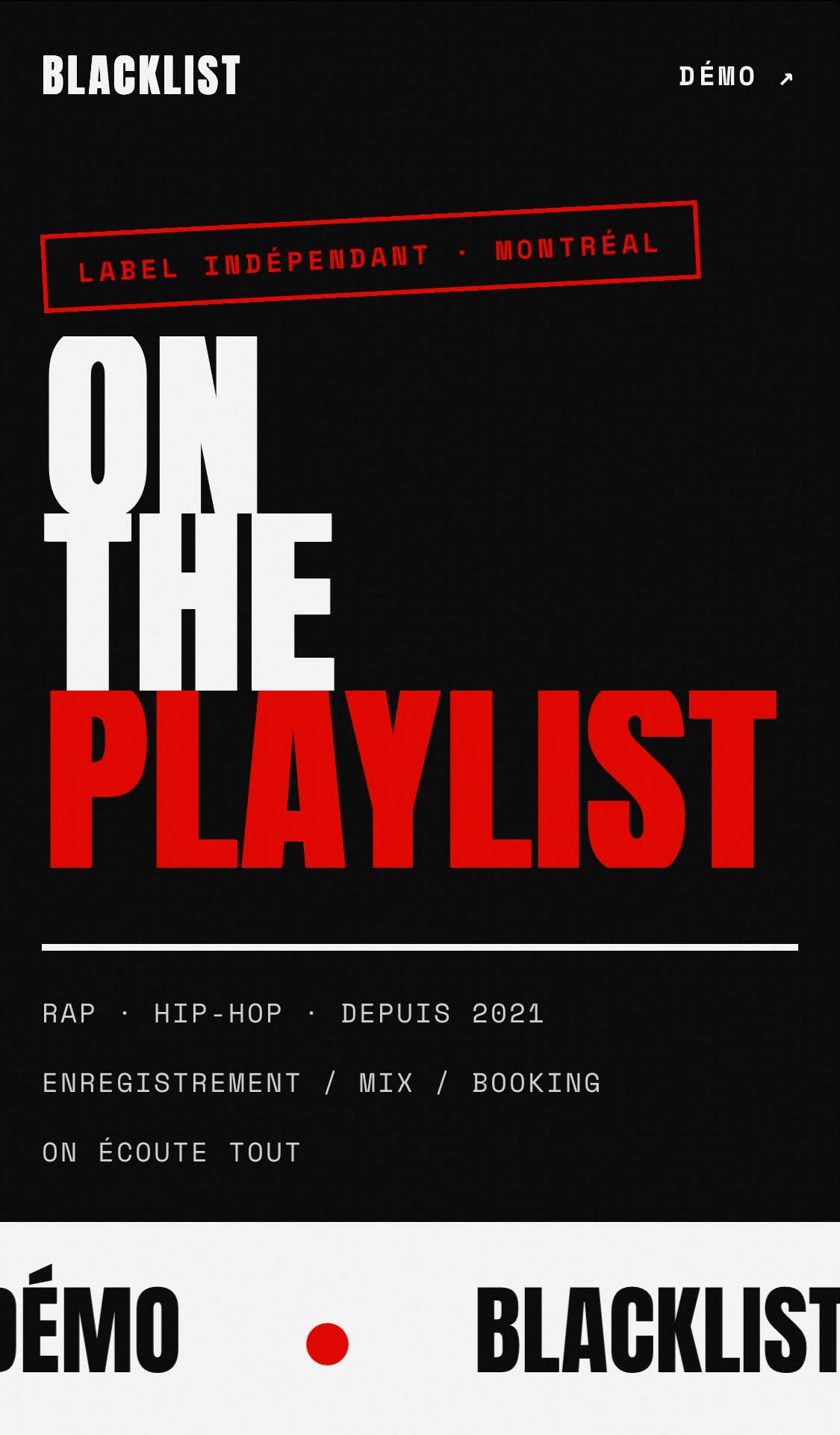 Blacklist Records mobile