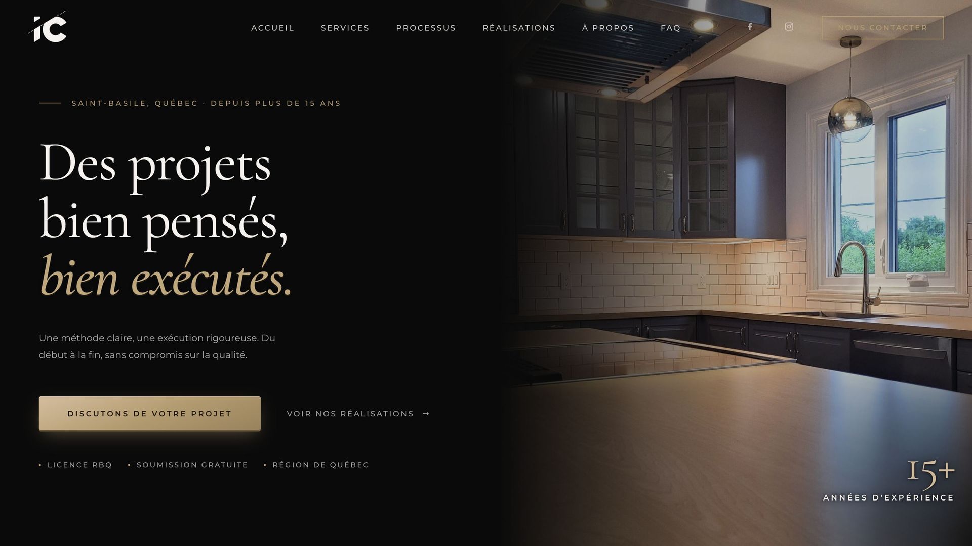 Le site actuel d'Iconic Construction, bâti par DS Média